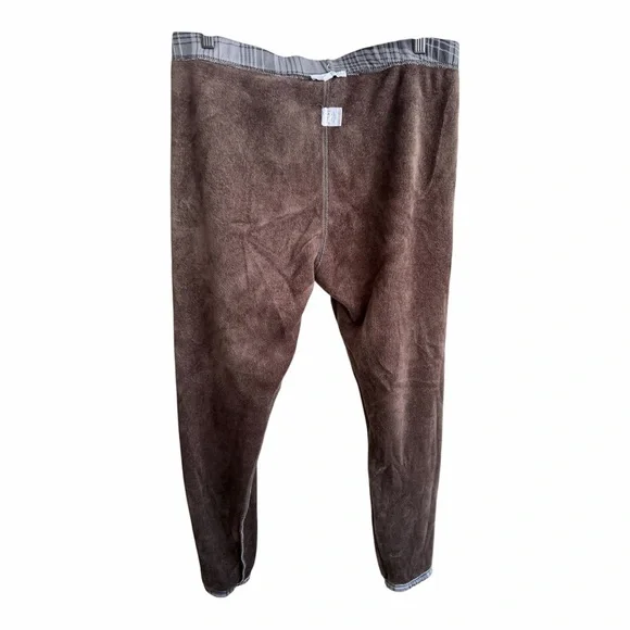 MyStyle Plaid Pull On Pants Lined Gray Black Straight Leg Size Large - Picture 3 of 4